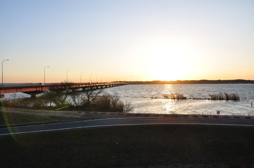 夕暮れの霞ヶ浦